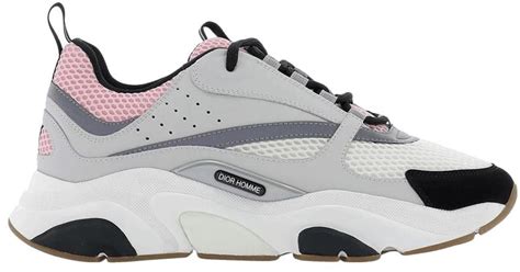 dior b22 pale pink grey trainer|Dior b22 size guide.